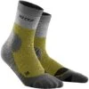 CEP Hiking Light Merino Mid Cut Compression Socks Women - Olive/grey