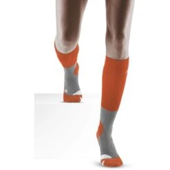 CEP Hiking Merino Compression Socks - Sunset/grey -RunGear Elite cep hiking merino compression socks sunset grey 1 1555571