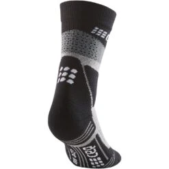 CEP Max Cushion Hiking Mid Cut Compression Socks Women - Grey/black -RunGear Elite cep max cushion hiking mid cut compression socks women grey black 2 1390780
