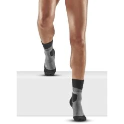 CEP Max Cushion Hiking Mid Cut Compression Socks Women - Grey/black -RunGear Elite cep max cushion hiking mid cut compression socks women grey black 3 1555252