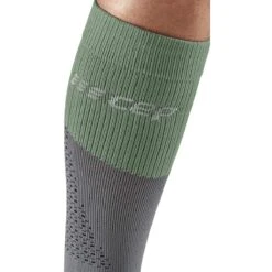 CEP Max Cushion Hiking Tall Compression Socks Women - Grey/mint -RunGear Elite cep max cushion hiking tall compression socks women grey mint 5 1555178