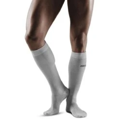 CEP Recovery Allday Merino Compression Socks - Light Grey -RunGear Elite cep recovery allday merino compression socks light grey 2 1552914