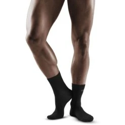 CEP Recovery Allday Merino Mid Cut Compression Socks - Anthracite -RunGear Elite cep recovery allday merino mid cut compression socks anthracite 2 1552918