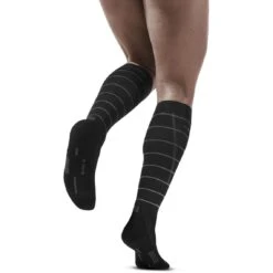 CEP Reflective Compression Socks - Black -RunGear Elite cep reflective compression socks black 22 1552958