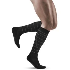 CEP Reflective Compression Socks - Black -RunGear Elite cep reflective compression socks black 23 1552959