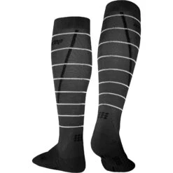 CEP Reflective Compression Socks - Grey -RunGear Elite cep reflective compression socks grey 21 1552948