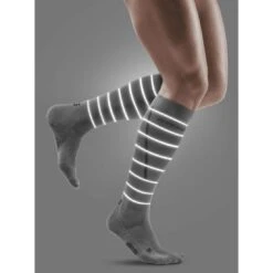 CEP Reflective Compression Socks - Grey -RunGear Elite cep reflective compression socks grey 24 1552951