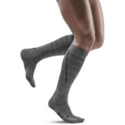 CEP Reflective Compression Socks - Grey -RunGear Elite cep reflective compression socks grey 25 1552952