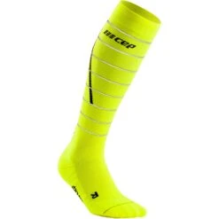 CEP Reflective Compression Socks - Neon Yellow -RunGear Elite cep reflective compression socks neon yellow 5 1264233
