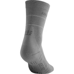 CEP Reflective Mid Cut Compression Socks Women - Grey -RunGear Elite cep reflective mid cut compression socks grey 24 1553011