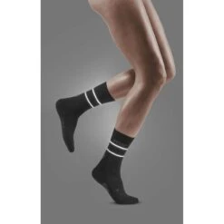 CEP Reflective Mid Cut Compression Socks Women - Black 15 CEP Reflective Mid Cut Compression Socks Women - Black -RunGear Elite cep reflective mid cut compression socks women black 21 1553063