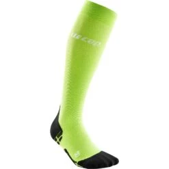 CEP Run Ultralight Compression Socks - Flash Green/black -RunGear Elite cep run ultralight compression socks women flash green black 3 1390688