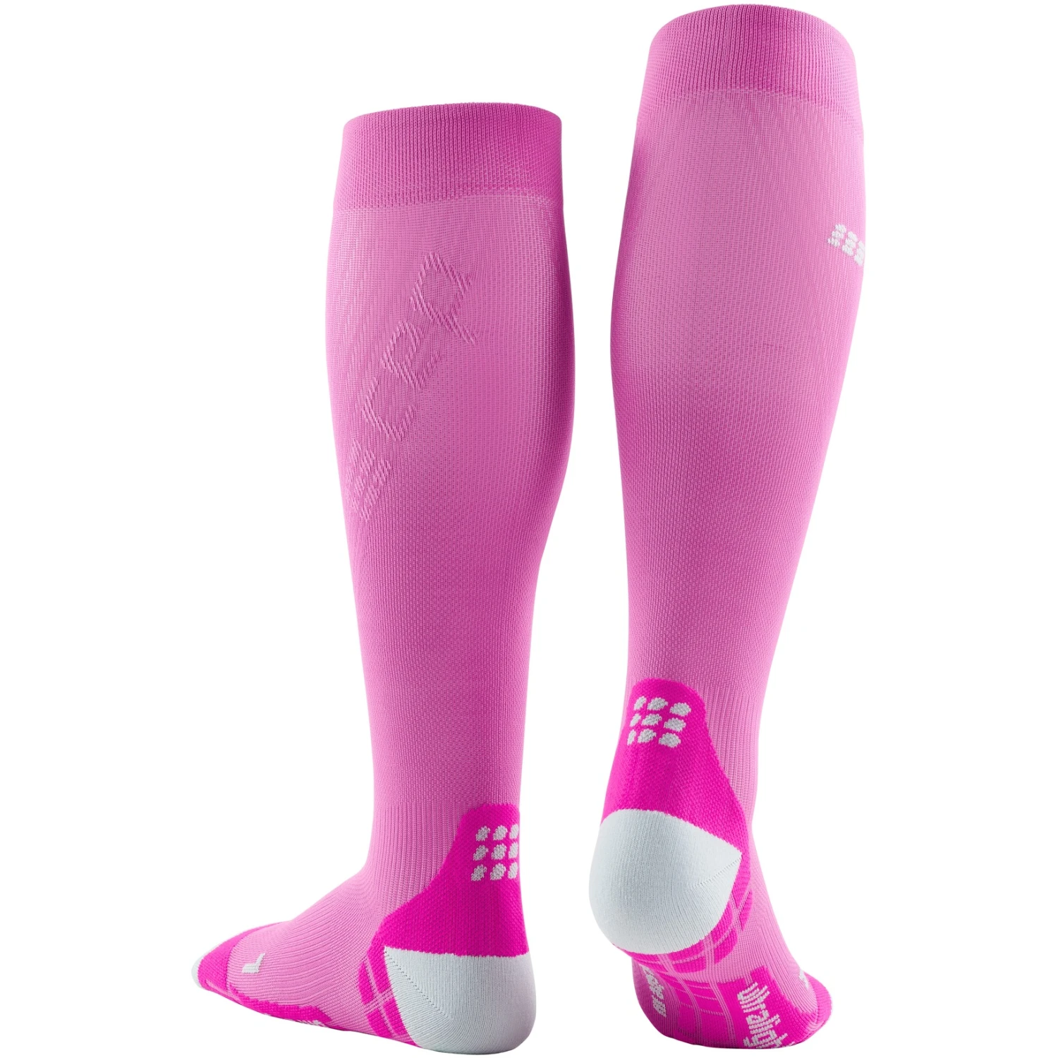 CEP Run Ultralight Compression Socks Women - Pink/light Grey 2 CEP Run Ultralight Compression Socks Women - Pink/light Grey - Image 2