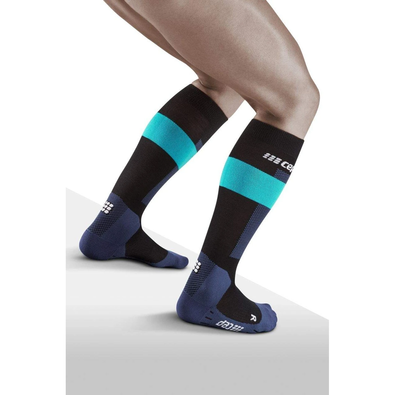 CEP Ski Merino Compression Socks - Blue 6 CEP Ski Merino Compression Socks - Blue - Image 6