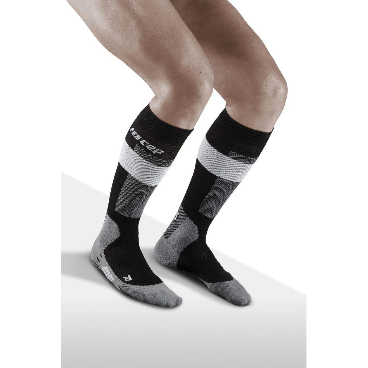 CEP Ski Merino Compression Socks - Grey 5 CEP Ski Merino Compression Socks - Grey - Image 5