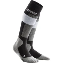 CEP Ski Merino Compression Socks - Grey