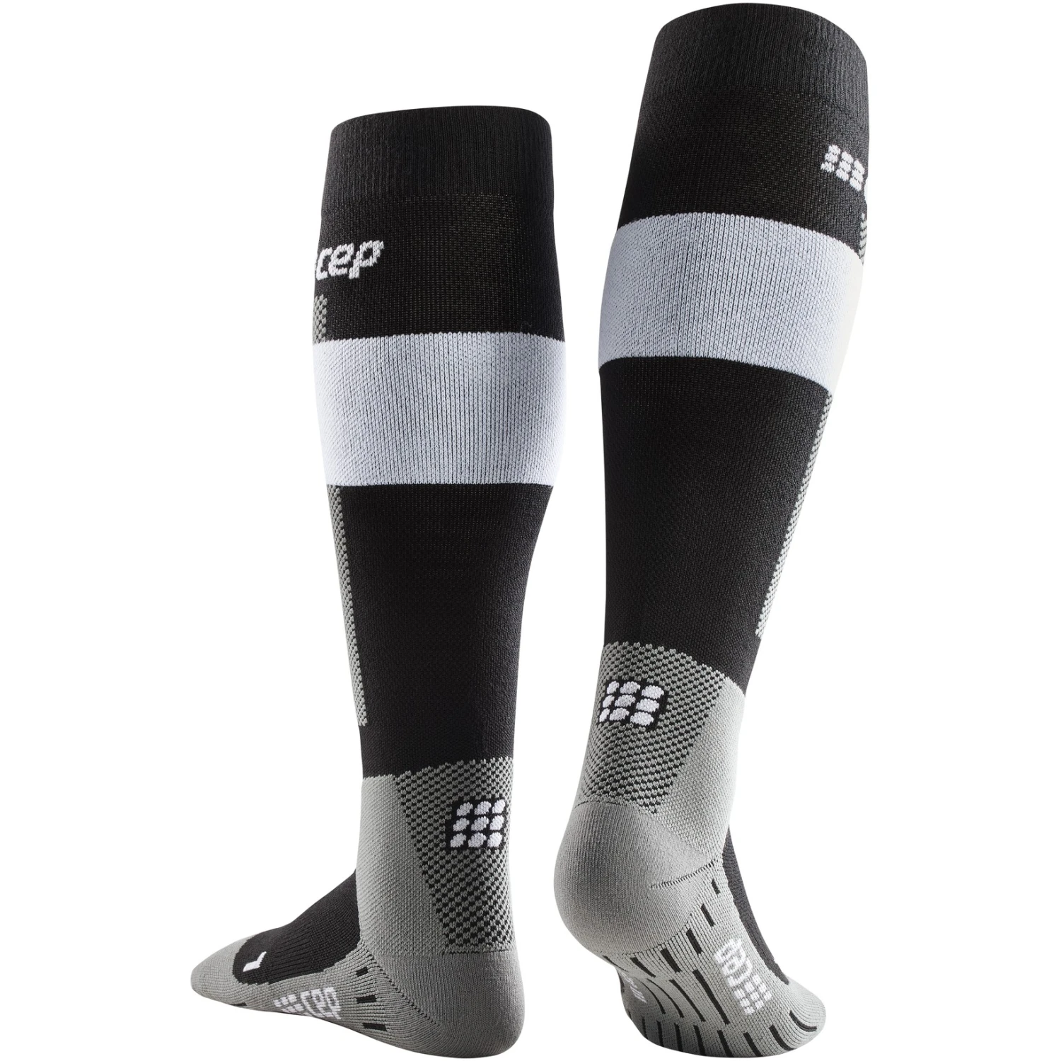 CEP Ski Merino Compression Socks - Grey 2 CEP Ski Merino Compression Socks - Grey - Image 2