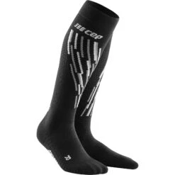 CEP Ski Thermo Compression Socks Women - Black/anthracite