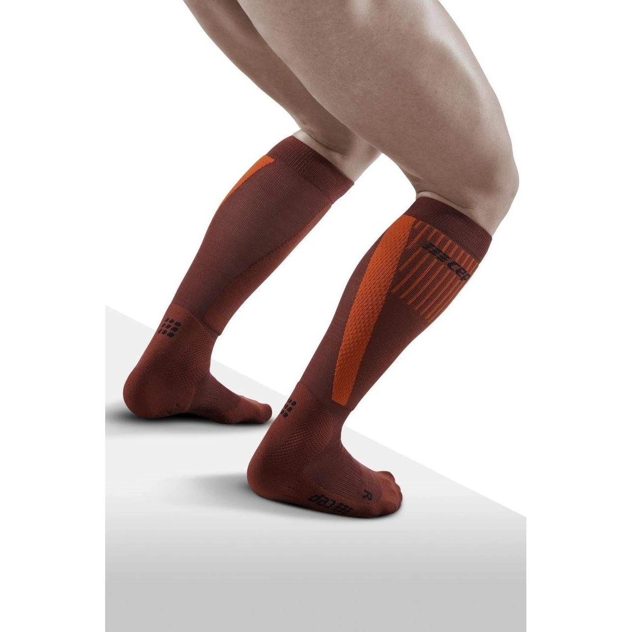 CEP Ski Touring Compression Socks - Dark Orange 5 CEP Ski Touring Compression Socks - Dark Orange - Image 5
