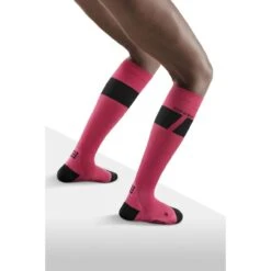 CEP Ski Ultralight Compression Socks Women - Pink/dark Grey -RunGear Elite cep ski ultralight compression socks women pink dark grey 2 1553532