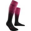 CEP Snowfall Skiing Compression Socks Women - Black/purple