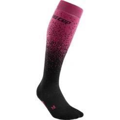 CEP Snowfall Skiing Compression Socks Women - Black/purple -RunGear Elite cep snowfall skiing compression socks black purple 3 1514337 1
