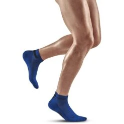 CEP The Run Low Cut Compression Socks V4 - Blue -RunGear Elite cep the run low cut compression socks v4 blue 1 1553598