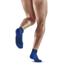 CEP The Run Low Cut Compression Socks V4 - Blue -RunGear Elite cep the run low cut compression socks v4 blue 2 1553599