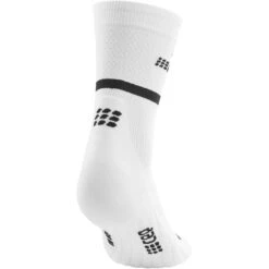 CEP The Run Mid Cut Compression Socks V4 - White -RunGear Elite cep the run mid cut compression socks v4 white 2 1114805