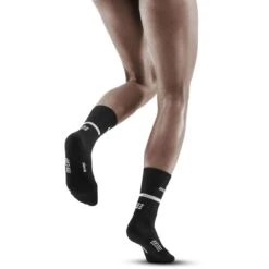 CEP The Run Mid Cut Compression Socks V4 Women - Black -RunGear Elite cep the run mid cut compression socks v4 women black 2 1553672