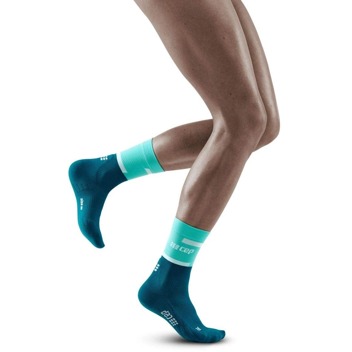 CEP The Run Mid Cut Compression Socks V4 Women - Ocean/petrol 5 CEP The Run Mid Cut Compression Socks V4 Women - Ocean/petrol - Image 5