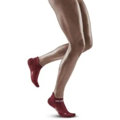 CEP The Run No Show Compression Socks V4 Women - Dark Red -RunGear Elite cep the run no show compression socks v4 women dark red 1 1553696