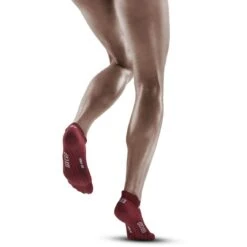 CEP The Run No Show Compression Socks V4 Women - Dark Red -RunGear Elite cep the run no show compression socks v4 women dark red 2 1553697