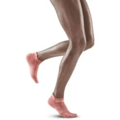 CEP The Run No Show Compression Socks V4 Women - Rose -RunGear Elite cep the run no show compression socks v4 women rose 1 1553703