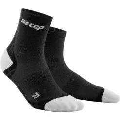 CEP Ultralight Short Compression Socks Women - Black/light Grey