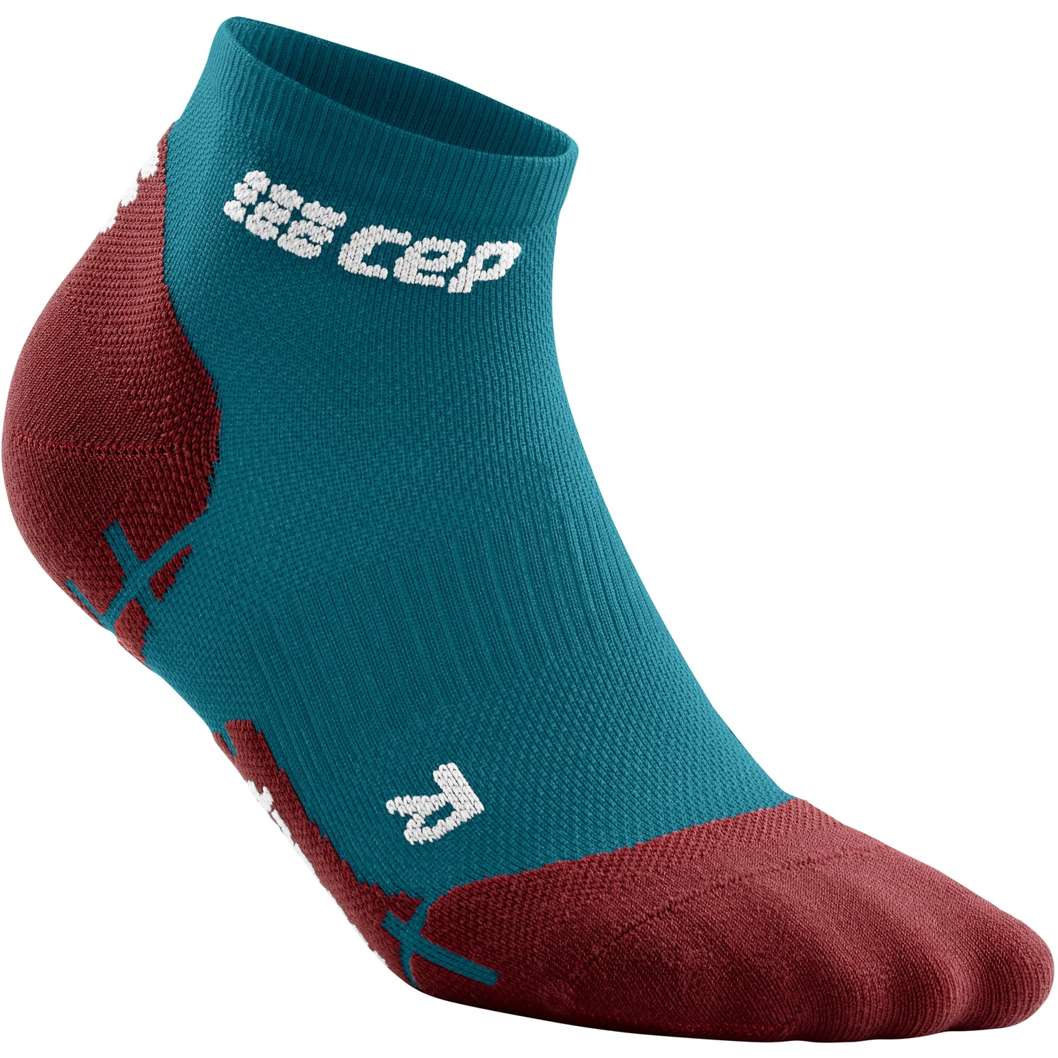 CEP Ultralight Low Cut Compression Socks Women - Petrol/dark Red 3 CEP Ultralight Low Cut Compression Socks Women - Petrol/dark Red - Image 3
