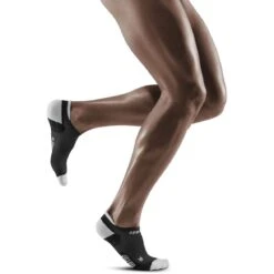 CEP Ultralight No Show Compression Socks - Black/light Grey -RunGear Elite cep ultralight no show compression socks black light grey 1 1554397