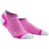 CEP Ultralight No Show Compression Socks Women - Pink/light Grey