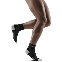 CEP Ultralight Short Compression Socks - Black/light Grey -RunGear Elite cep ultralight short compression socks black light grey 2 1554420