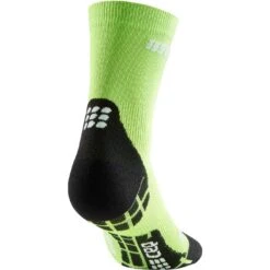 CEP Ultralight Short Compression Socks Women - Flash Green/black -RunGear Elite cep ultralight short compression socks women flash green black 1 1390248