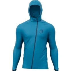Compressport Hurricane Waterproof 10/10 Jacket Unisex - Mosaic Blue -RunGear Elite compressport hurricane waterproof 10 10 jacket mosaic blue 16 1498636