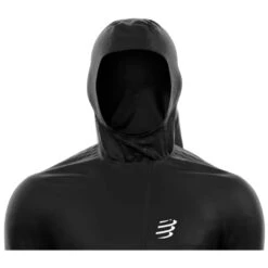 Compressport Hurricane Waterproof 10/10 Jacket Unisex - Black AM00009B -RunGear Elite compressport hurricane waterproof 10 10 jacket unisex black 3 823463