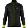 Compressport Hurricane Windproof Flash Jacket - Black/fluo Yellow