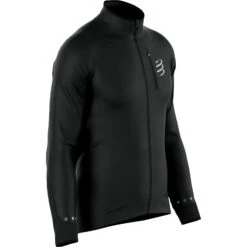 Compressport Hurricane Windproof Jacket Men - Black -RunGear Elite compressport hurricane windproof jacket black 6 1498863