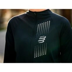 Compressport Hurricane Windproof Jacket Women - Black AW00122B -RunGear Elite compressport hurricane windproof jacket women black 1 1452664
