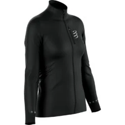 Compressport Hurricane Windproof Jacket Women - Black -RunGear Elite compressport hurricane windproof jacket women black 4 1498917