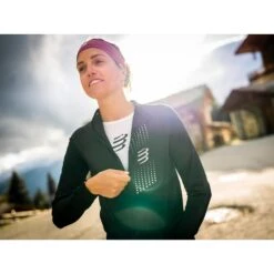 Compressport Hurricane Windproof Jacket Women - Black AW00122B -RunGear Elite compressport hurricane windproof jacket women black 5 1452668