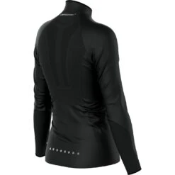 Compressport Hurricane Windproof Jacket Women - Black -RunGear Elite compressport hurricane windproof jacket women black 6 1498919