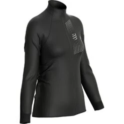 Compressport Hurricane Windproof Jacket Women - Black AW00122B -RunGear Elite compressport hurricane windproof jacket women black 8 1264817