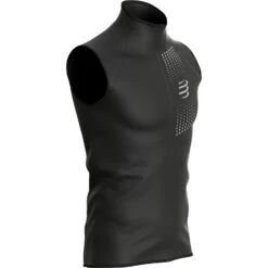 Compressport Hurricane Windproof Vest Men - Black AM00166B -RunGear Elite compressport hurricane windproof vest black 8 1264843